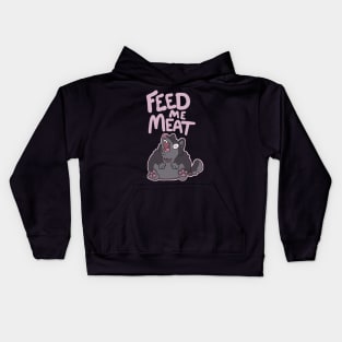 Feed Me Meat Kids Hoodie